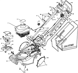 harrier-41-412-lawnmower harrier-41-lawnmowers part diagram