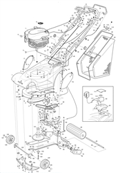 harrier-41-412-lawnmower harrier-41-lawnmowers part diagram