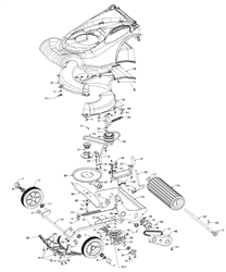 harrier-41-412-lawnmower harrier-41-lawnmowers part diagram