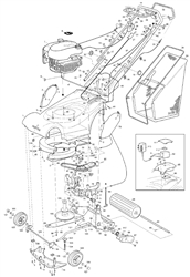 harrier-41-413-lawnmower harrier-41-lawnmowers part diagram