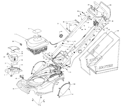 harrier-41-413-lawnmower harrier-41-lawnmowers part diagram