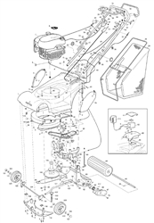 harrier-41-413-lawnmower harrier-41-lawnmowers part diagram