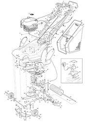 harrier-41-413-lawnmower harrier-41-lawnmowers part diagram