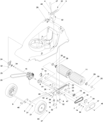 harrier-41-pro-379 harrier-41-lawnmowers part diagram