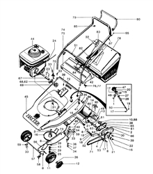 harrier-48-220-lawnmower harrier-48-lawnmowers part diagram