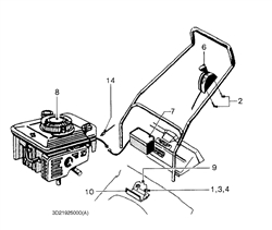 harrier-48-225-lawnmower harrier-48-lawnmowers part diagram