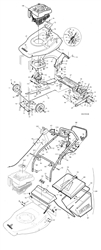 harrier-48-419-lawnmower harrier-48-lawnmowers part diagram