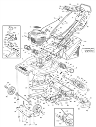 harrier-48-481-lawnmower harrier-48-lawnmowers part diagram