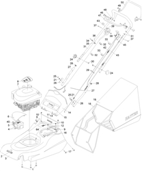 harrier-48-autodrive-es harrier-48-lawnmowers part diagram