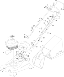 harrier-48-autodrive harrier-48-lawnmowers part diagram