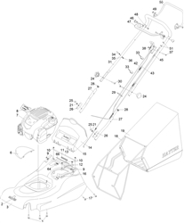 harrier-48-autodrive harrier-48-lawnmowers part diagram