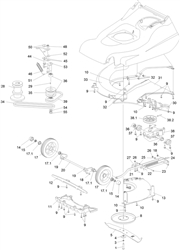 harrier-48-pro-autodrive harrier-48-lawnmowers part diagram