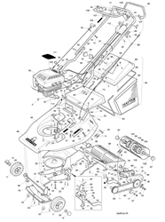 harrier-56-340-lawnmower harrier-56-lawnmowers part diagram