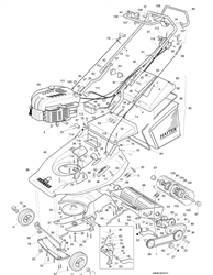 harrier-56-340-lawnmower harrier-56-lawnmowers part diagram