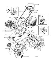 harrier-56-340-lawnmower harrier-56-lawnmowers part diagram