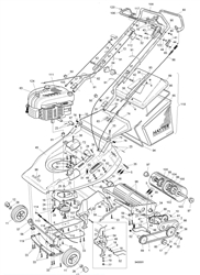 harrier-56-343-lawnmower harrier-56-lawnmowers part diagram