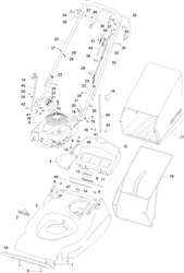 harrier-56-566-lawnmower harrier-56-lawnmowers part diagram