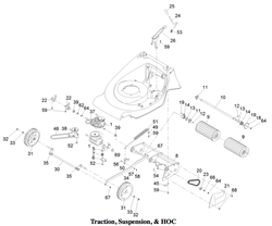 harrier-56-574a-lawnmower harrier-56-lawnmowers part diagram