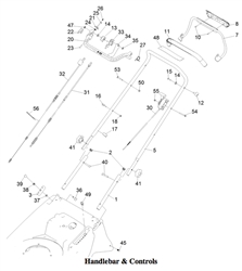 harrier-56-575a-lawnmower harrier-56-lawnmowers part diagram