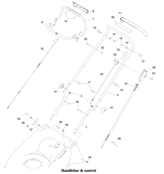 harrier-56-576a-lawnmower harrier-56-lawnmowers part diagram