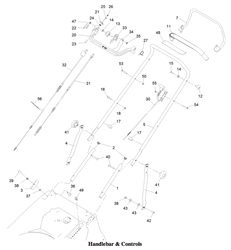 harrier-56-579lawnmower harrier-56-lawnmowers part diagram