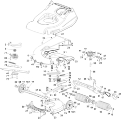 harrier-56-bbc harrier-56-lawnmowers part diagram