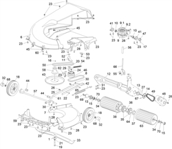 harrier-56-es harrier-56-lawnmowers part diagram