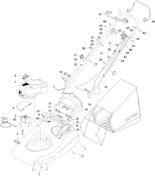 harrier-56-es harrier-56-lawnmowers part diagram