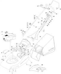 harrier-56-standard harrier-56-lawnmowers part diagram