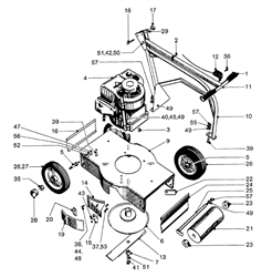 hawk-56-lawnmowers hawk-lawnmowers part diagram
