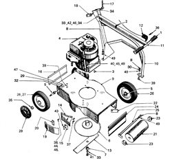 hawk-56-lawnmowers hawk-lawnmowers part diagram
