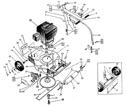 hawk-60-lawnmowers hawk-lawnmowers part diagram