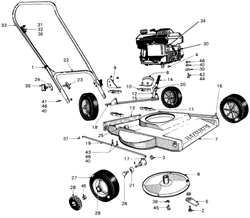 hayterette-lawnmower hayterette part diagram