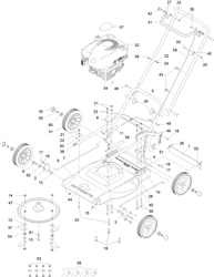 hayterette-lawnmower hayterette part diagram