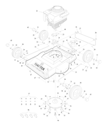 hayterette-lawnmower hayterette part diagram