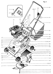 hunter-41 hunter-lawnmowers part diagram