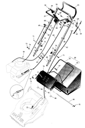 hunter-41 hunter-lawnmowers part diagram