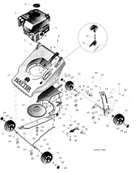 hunter-41 hunter-lawnmowers part diagram