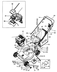 hunter-46 hunter-lawnmowers part diagram
