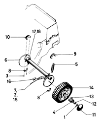 hunter-46 hunter-lawnmowers part diagram