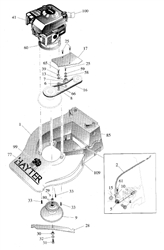 hunter-54 hunter-lawnmowers part diagram