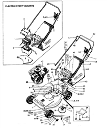 hunter-54 hunter-lawnmowers part diagram