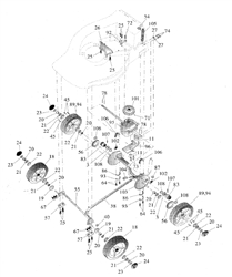 hunter-54 hunter-lawnmowers part diagram