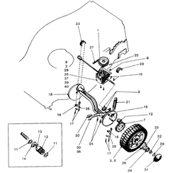 hunter-54 hunter-lawnmowers part diagram