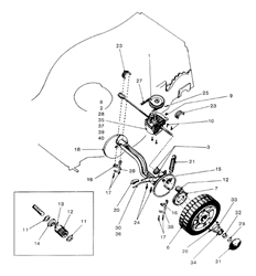 hunter-54 hunter-lawnmowers part diagram