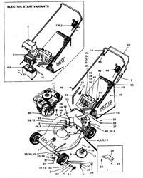 hunter-54 hunter-lawnmowers part diagram