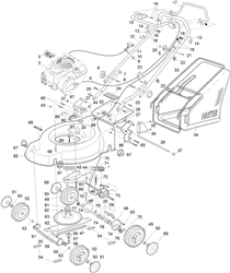 motif-48-autodrive hayter-petrol-rotary-mowers part diagram