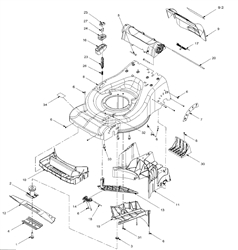 r48-recycling-447 r48-recycling-lawnmowers part diagram