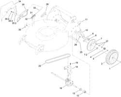 r53-recycling-lawnmower r53-recycling-lawnmowers part diagram