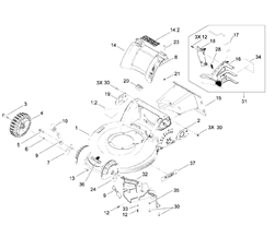 r53-recycling-lawnmower r53-recycling-lawnmowers part diagram